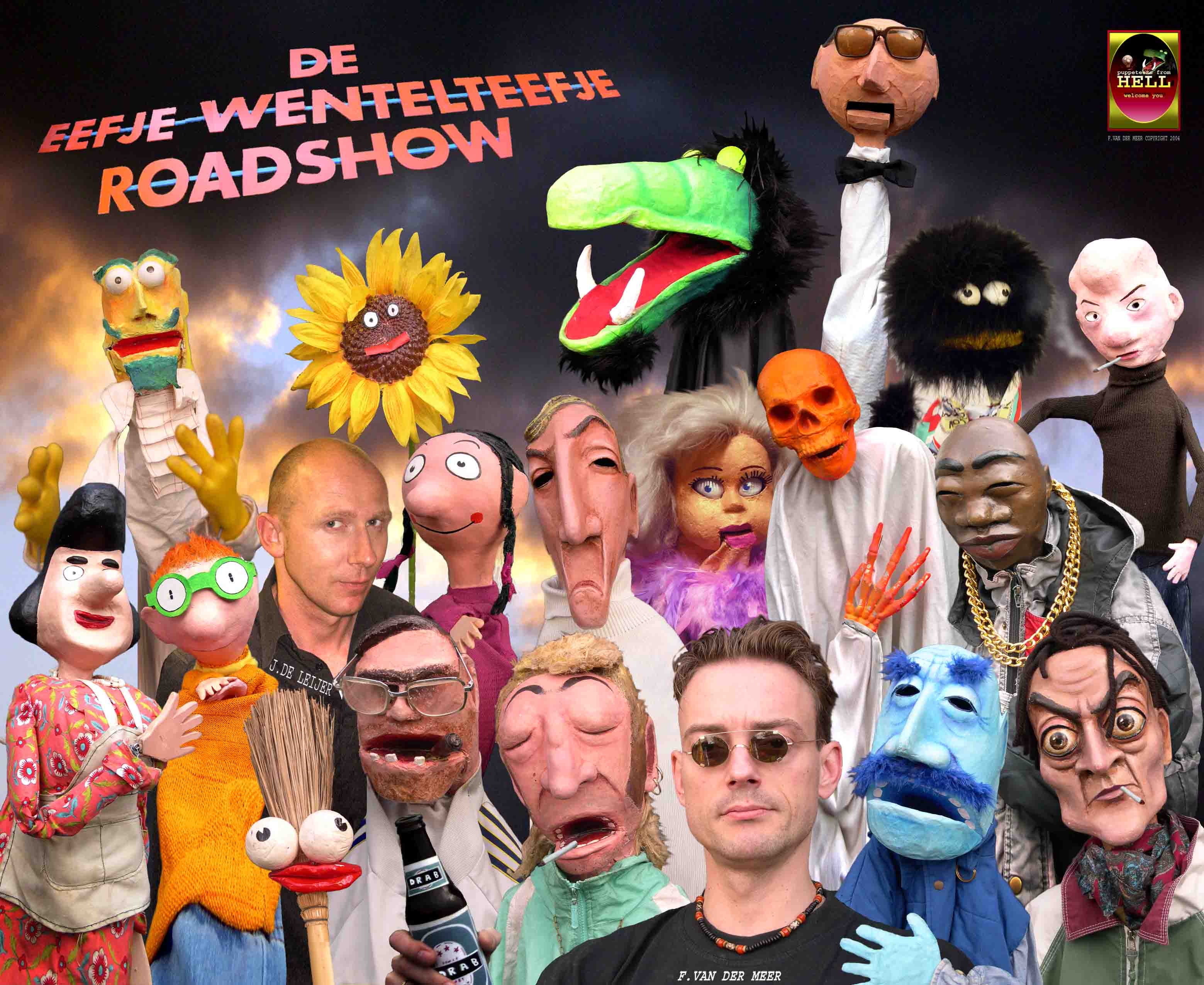 de eefje wentelteefje tv-show Eefje is een energiek, vrolijk meisje van ongeveer 10 jaar met vlechtjes en een rood jurkje. Ze is ondernemend, eigenwijs maar vooral erg nieuwsgierig. Na de strip 'Eefje Wentelteefje' van Jeroen de Leijer en een poppenkastvoorstelling kreeg Eefje Wentelteefje in 2006 haar eigen televisieserie bij VPRO’s Villa Achterwerk: De Eefje Wentelteefje TV Show, een bijzondere mengeling van tekenfilm en poppenkast. Bekijk hieronder alle 17 afleveringen: